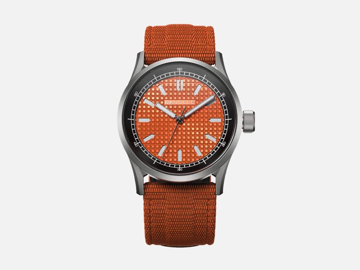 Classic Field “Field Good” Uluru Red watch dial