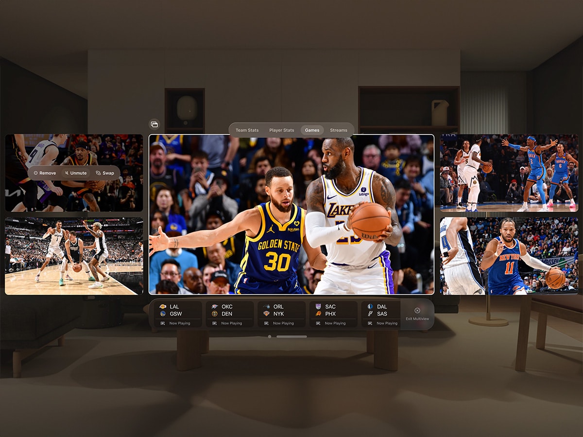 Apple vision pro nba app