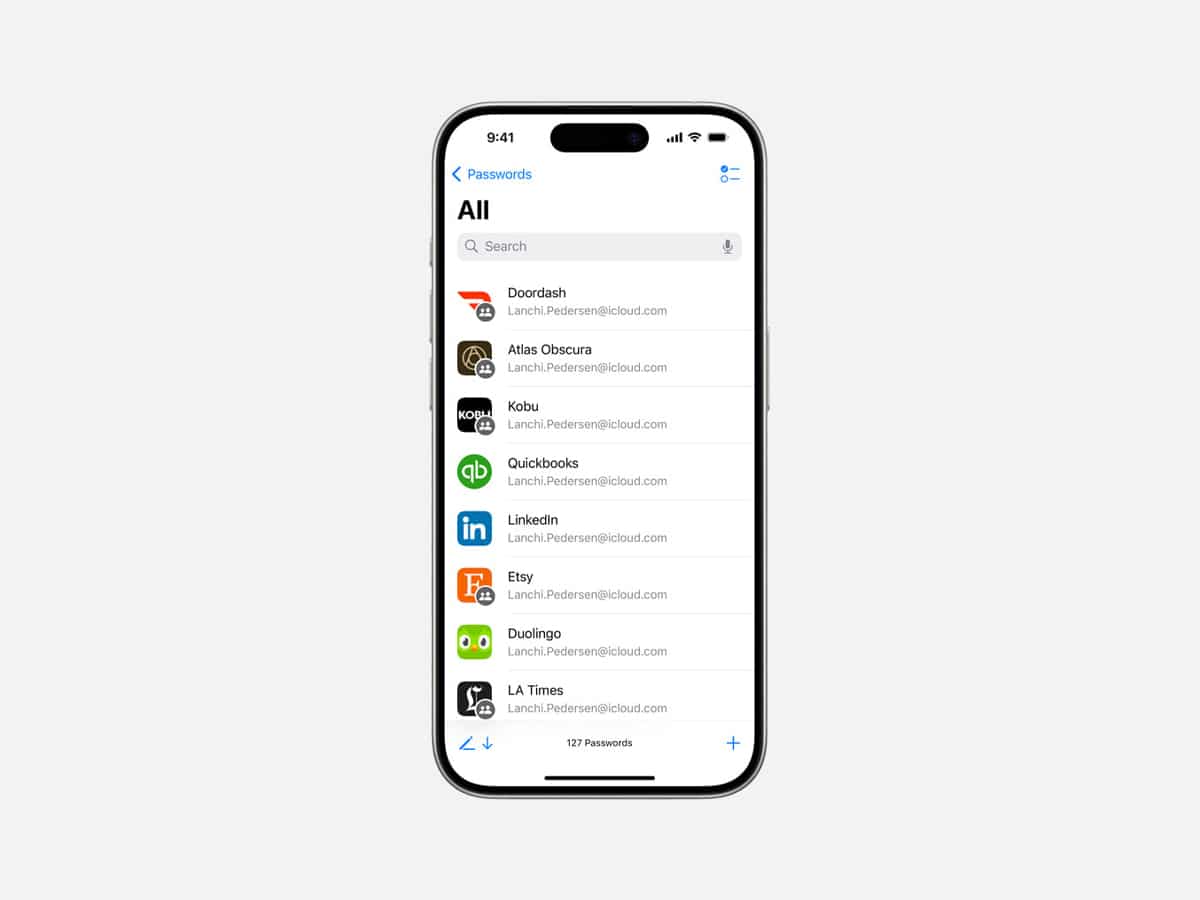 Apple ios 18 passwords app