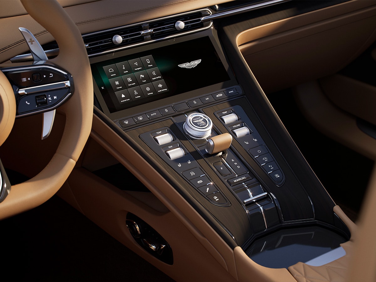 Aston martin db12 volante infotainment