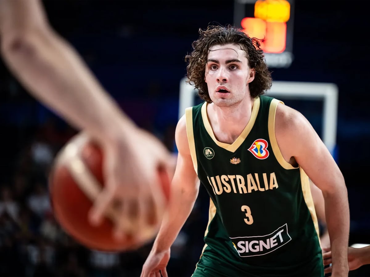 Josh Giddey of the Boomers Australian men's basketball team | Image: Basketball Australia