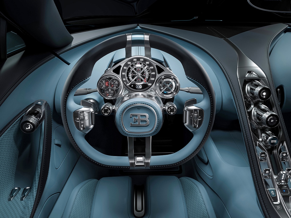 2024 Bugatti Tourbillon steering wheel | Image: Bugatti