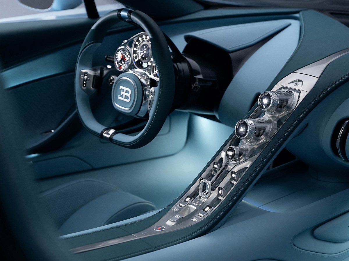 2024 Bugatti Tourbillon steering wheel | Image: Bugatti