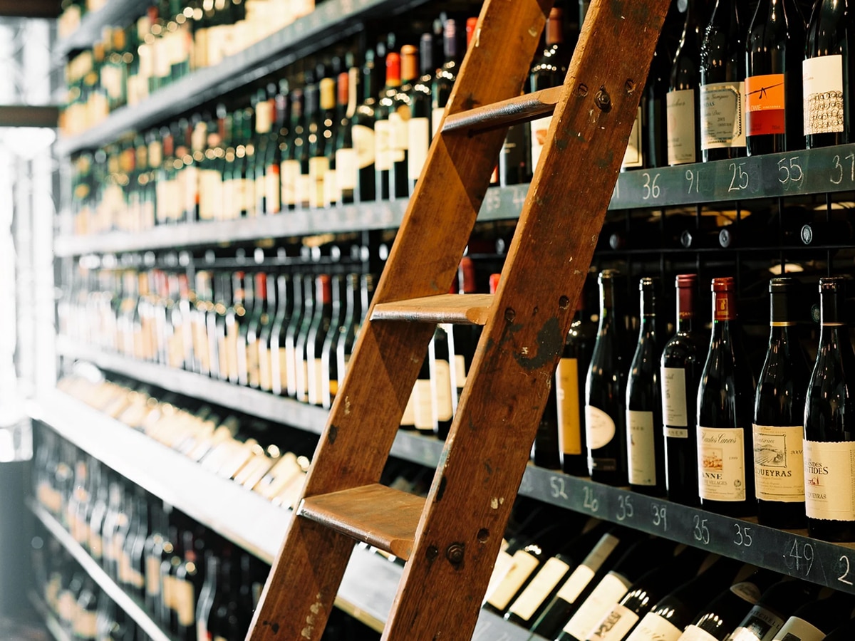 city wine shop interior