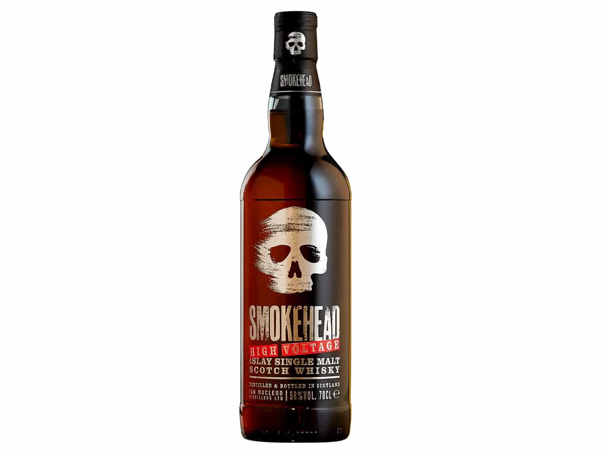 Smokehead high voltage single malt scotch whisky