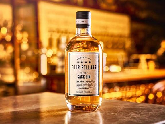 Four pillars unleashes sherry cask gin