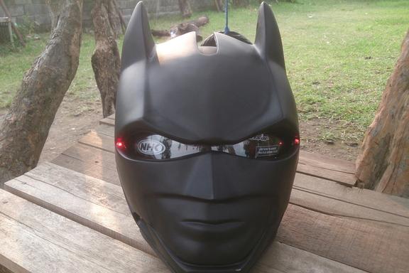 Batman motorcycle helmet