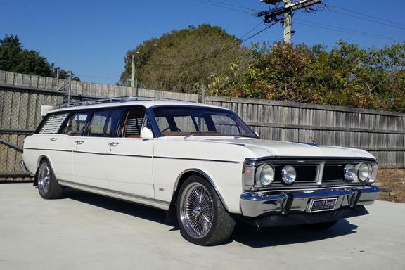 6 Door Ford Falcon front three quarters