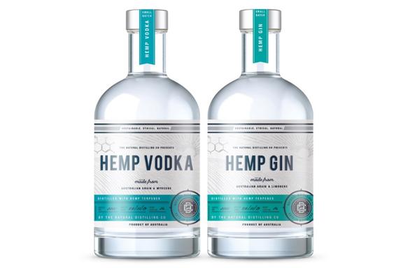 hemp gin and hemp vodka