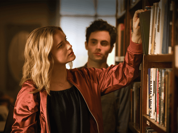 Elizabeth Lail and Penn Badgley