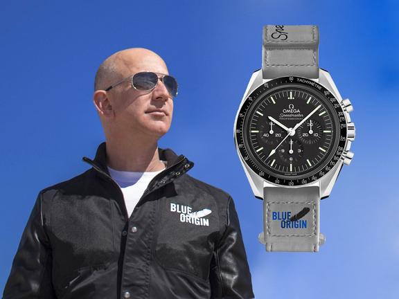 Jeff bezos speedmaster space 8