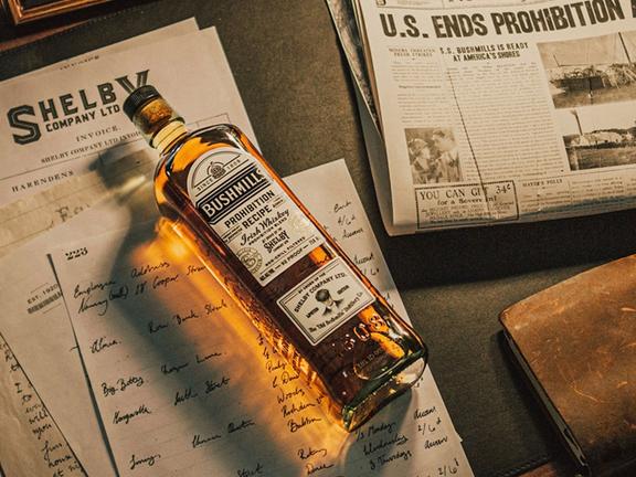 Bushmills Limited Edition Prohibition Recipe Irish Whiskey | Image: Bushmills