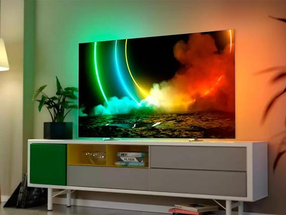 Philips ambilight oled tv feature