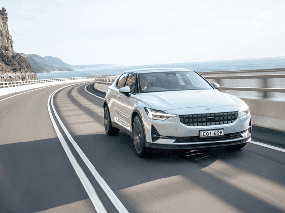 Polestar 2 on the Great Ocean Road | Image: Hertz