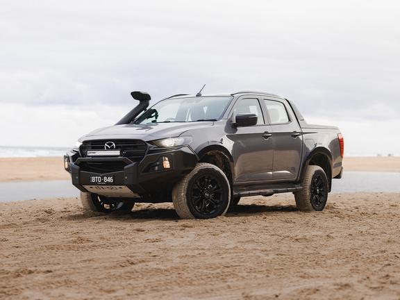 Mazda bt50 on fraser island