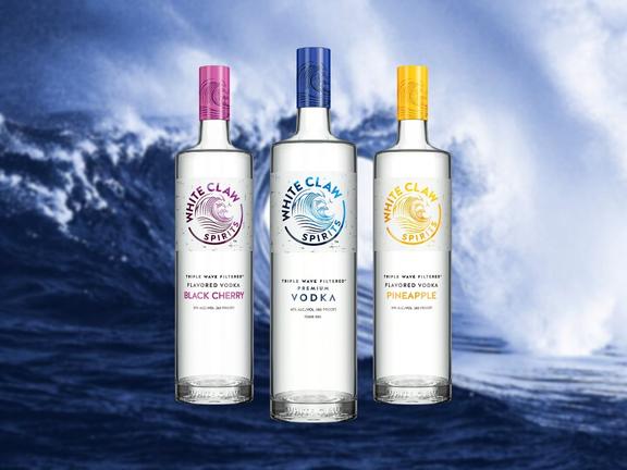 White claw premium vodka range