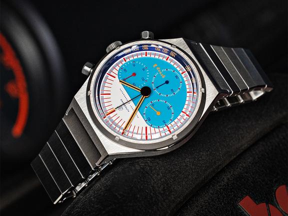 Group b rallysport chronograph t16 for hodinkee beauty shot