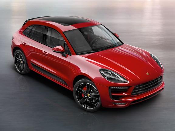 Red Porsche Macan GTS 2015 SUV