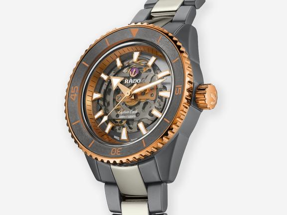 Rado captain cook high tech ceramic skeleton