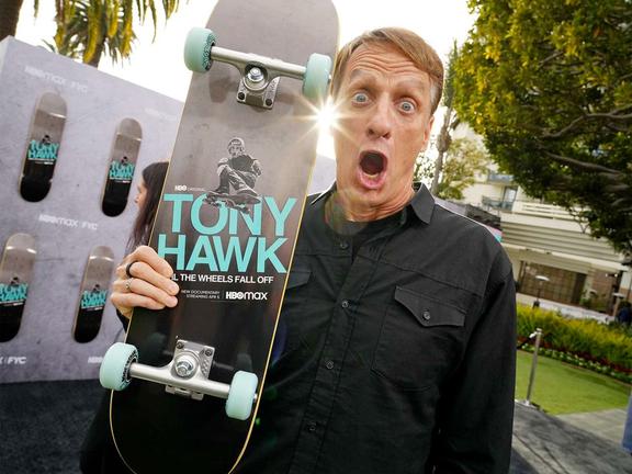 Tony Hawk at the premiere of Tony Hawk: Until the Wheels Fall Off | Image: Jeff Kravitz/Filmmagic