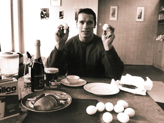 ARNOLD SCHWARZENEGGER breakfast