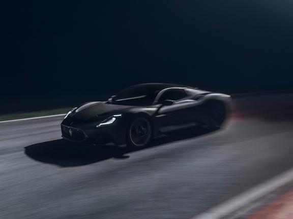 Black maserati mc20 notte edition