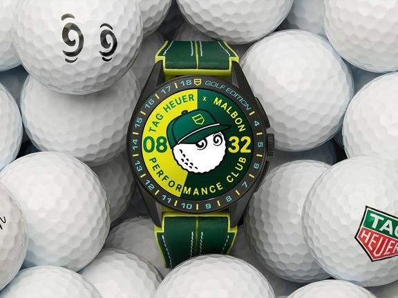 TAG Heuer Connected Calibre E4 45MM x Malbon Golf Edition | Image: TAG Heuer