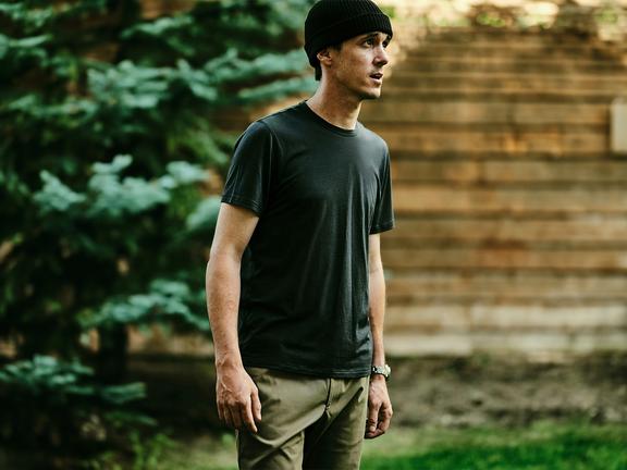 Proof merino shirt in black