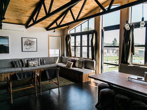 Redrock Hut interior