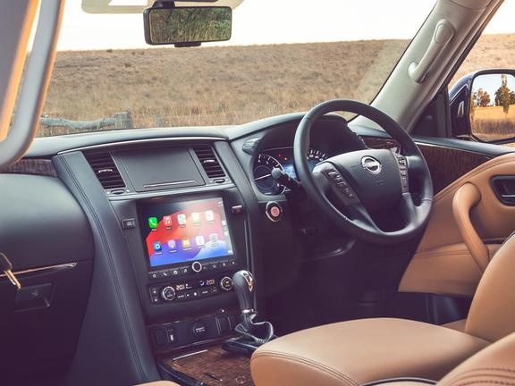 Updated nissan patrol interior