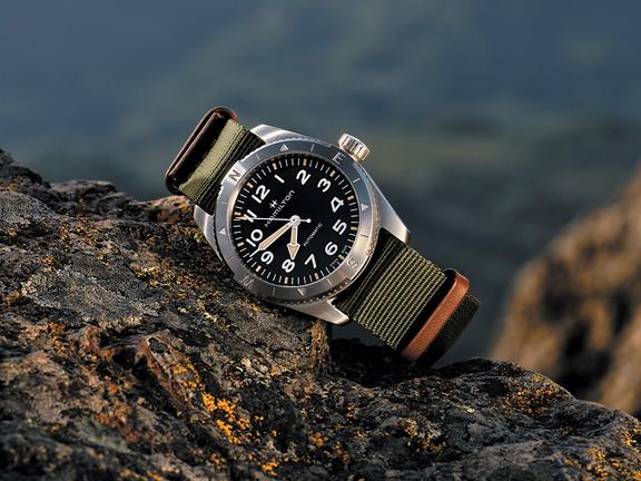 Hamilton Khaki Field Expedition on NATO | Image: Supplied