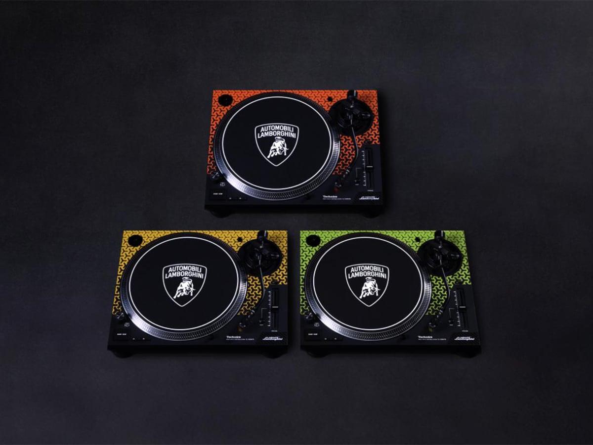 Lamborghini x Technics Sl-1200M7B Turntable | Image: Technics