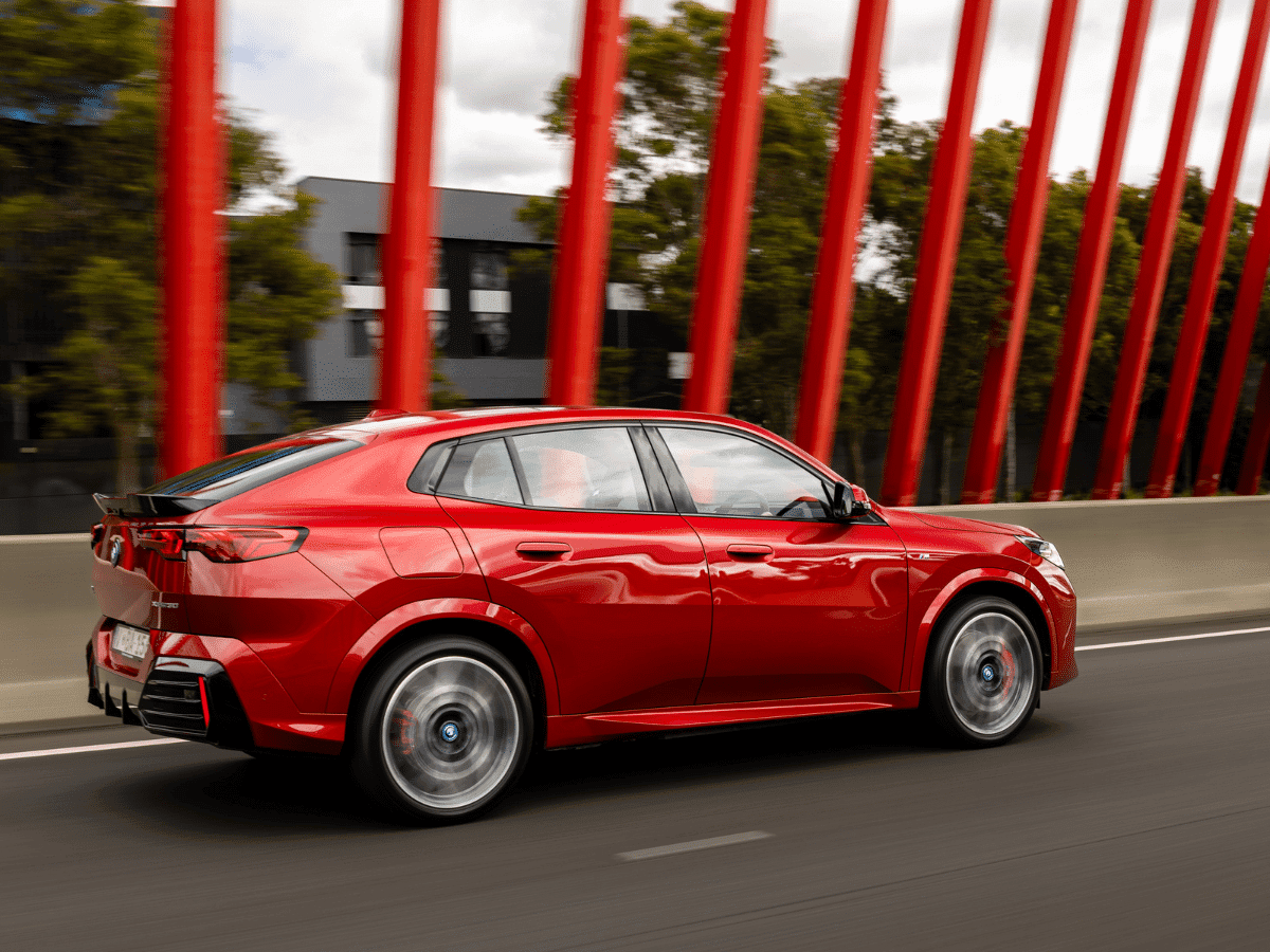 Red BMW iX2