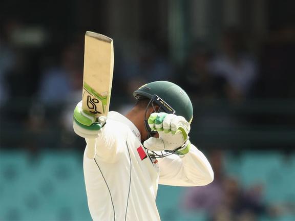 Usman Khawaja celebrating | Image: Mark Kolbe/Getty Images