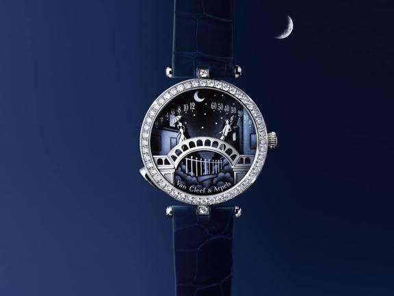 Lady Arpels Pont des Amoureux watch | Image: Van Cleef & Arpels